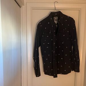 G-Star Black Shirt with White Accents